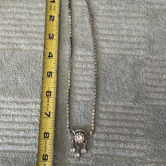 Gorgeous and sparkly! vintage rhinestone necklace - Picture 4 of 5